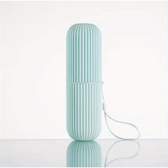 Portable Travel Toothbrush Storage Container Box Gargle Cup