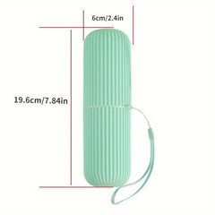 Portable Travel Toothbrush Storage Container Box Gargle Cup
