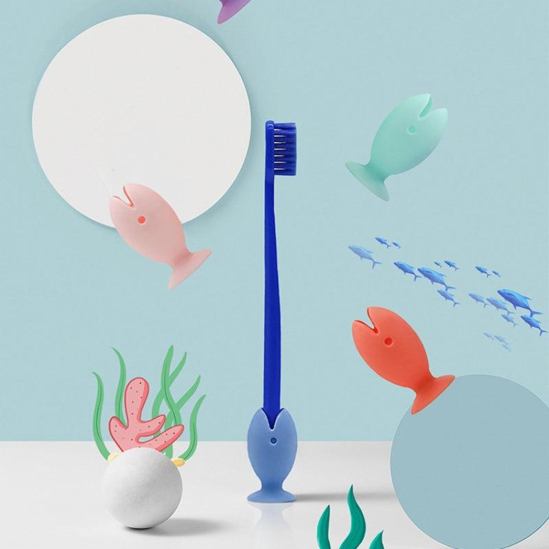 Toothbrush Cover Cap Travel Protector with Suction Cup