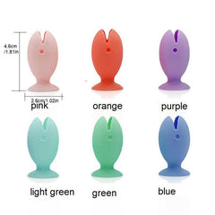Toothbrush Cover Cap Travel Protector with Suction Cup