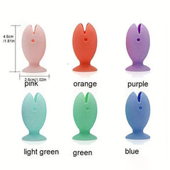 Toothbrush Cover Cap Travel Protector with Suction Cup