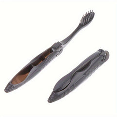 1pc Foldable Travel Toothbrush Soft Bristles Oral Care for Adults