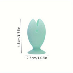 Fish Shaped Silicone Toothbrush Holder Mini Toothbrush Stand