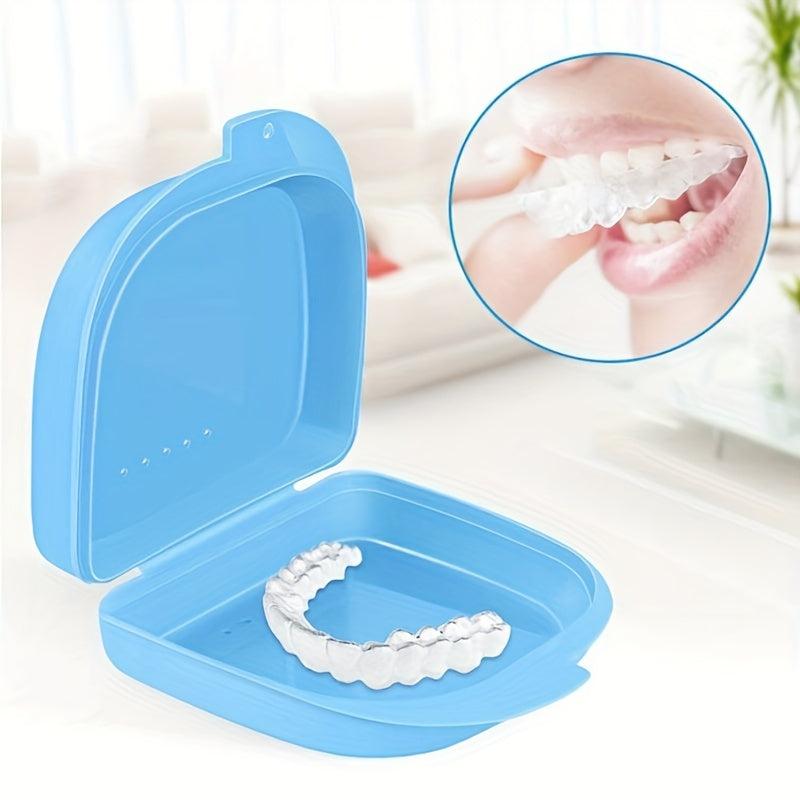 Portable Denture Storage Box Breathable Tooth Guard Case