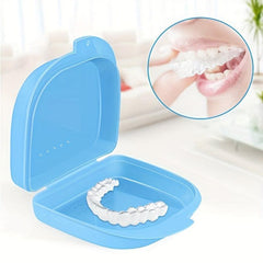 Portable Denture Storage Box Breathable Tooth Guard Case