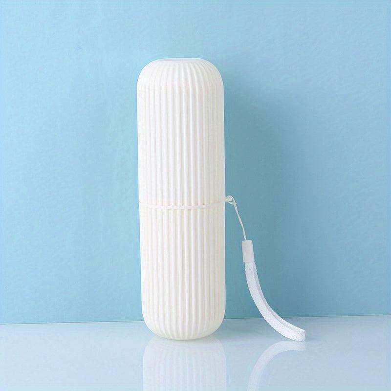 Portable Toothbrush Storage Box for Travel - Couple Washing Cup