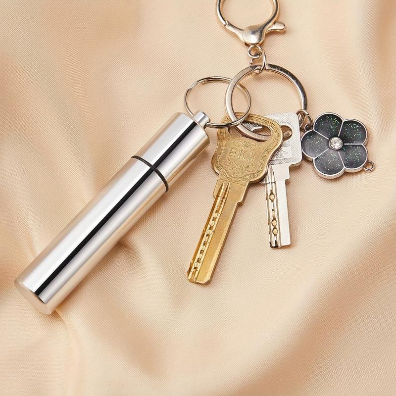 5pcs Mini Pocket Toothpick Holder Stainless Steel Waterproof Case