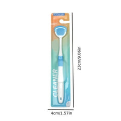 4pcs Tongue Brush Silicone Tongue Scraper Double effect Tongue Cleaning Brush