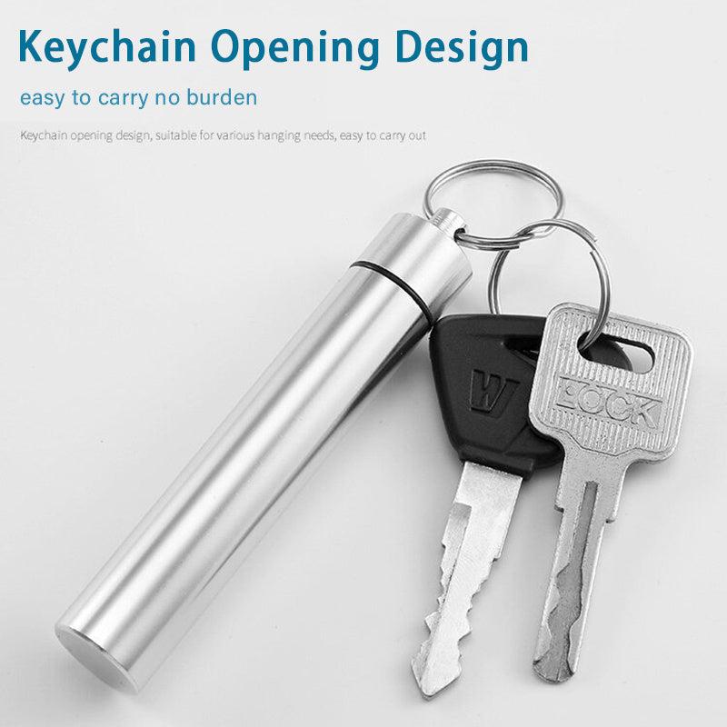 7pcs Reusable Dental Cleaning Kit w/ Key Ring Floss Tooth Picks Keychain Set