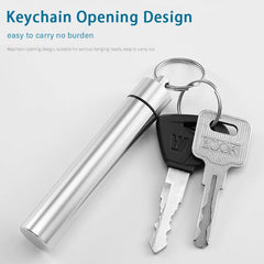 7pcs Reusable Dental Cleaning Kit w/ Key Ring Floss Tooth Picks Keychain Set