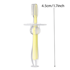 1pc Silicone Toothbrush Soft And Gentle Clean Manual Toothbrush
