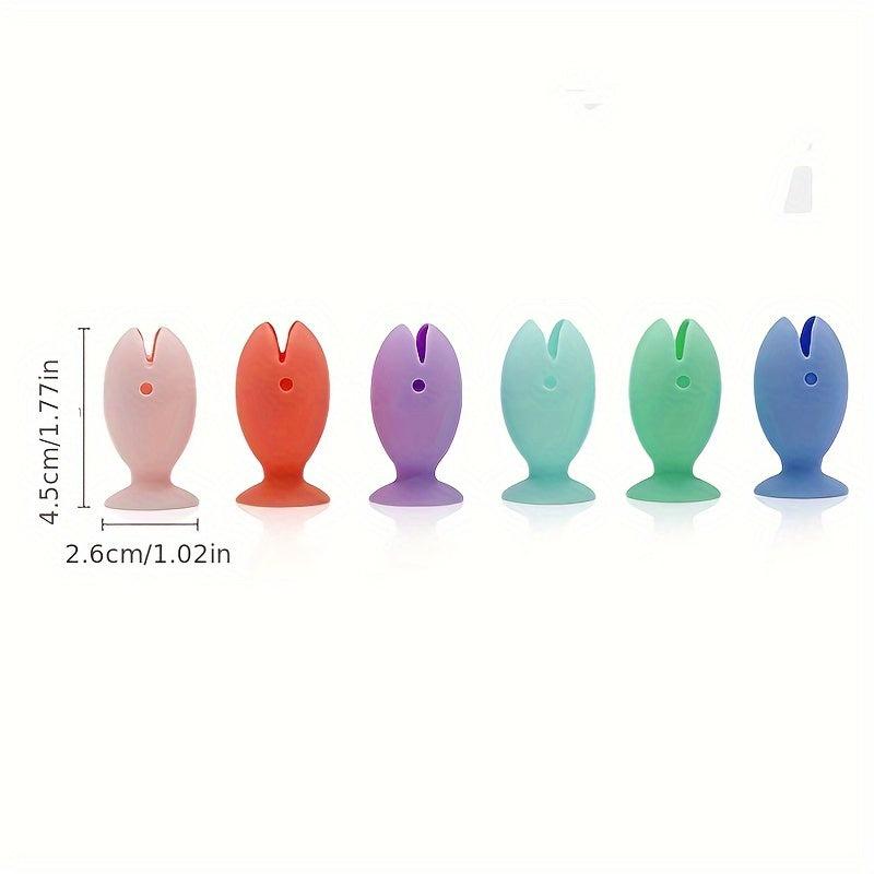 Fish Shape Silicone Toothbrush Cover Cap Stand Portable Travel Suction Cup