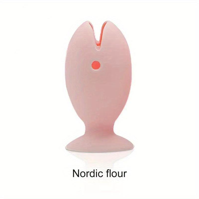 Fish Shape Silicone Toothbrush Cover Cap Stand Portable Travel Suction Cup