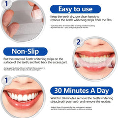 Teeth Whitening Strips 28pcs 14pack Oral Care Easy To Carry Keep Teeth