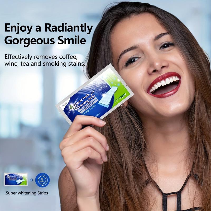 Teeth Whitening Strips 28pcs 14pack Oral Care Easy To Carry Keep Teeth