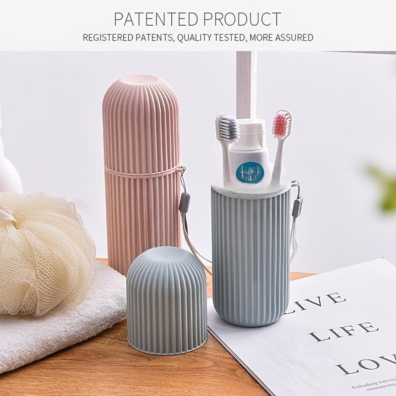 Portable Toothpaste Toothbrush Holder Case Travel Camping Storage Box