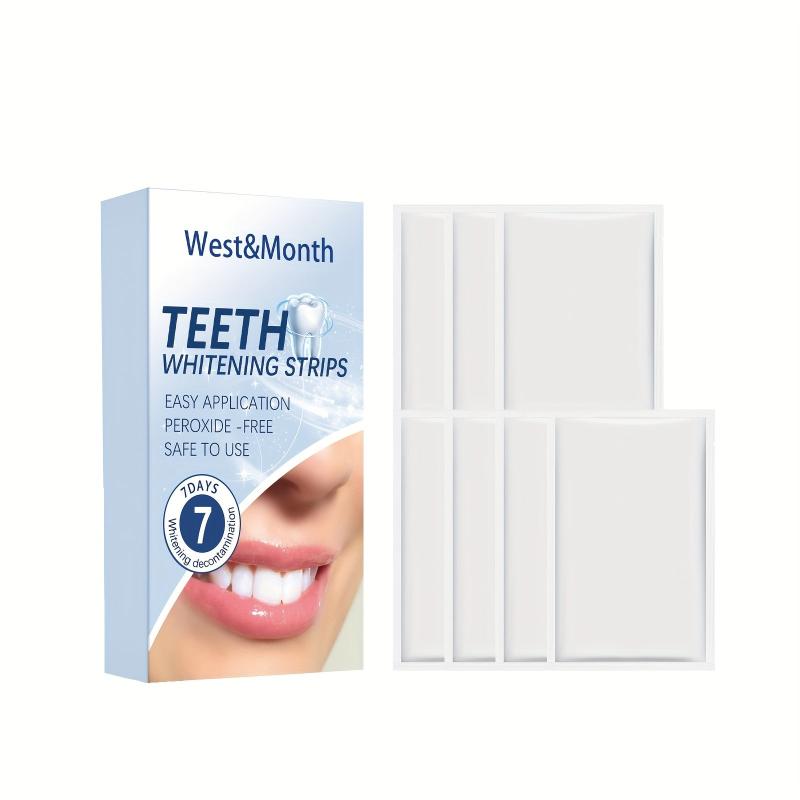 Teeth Whitening Strips Non Sensitive - Brightening Tooth Bleaching Strips
