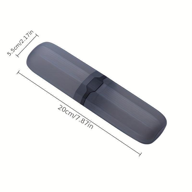 Portable Travel Toothbrush Storage Container Box with Gargle Cup