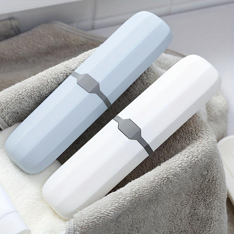 Portable Travel Toothbrush Storage Container Box with Gargle Cup