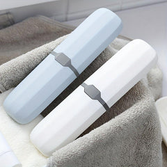 Portable Travel Toothbrush Storage Container Box with Gargle Cup