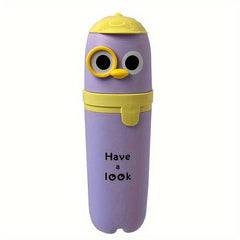 1pc Cartoon Travel Toothbrush Storage Container Box