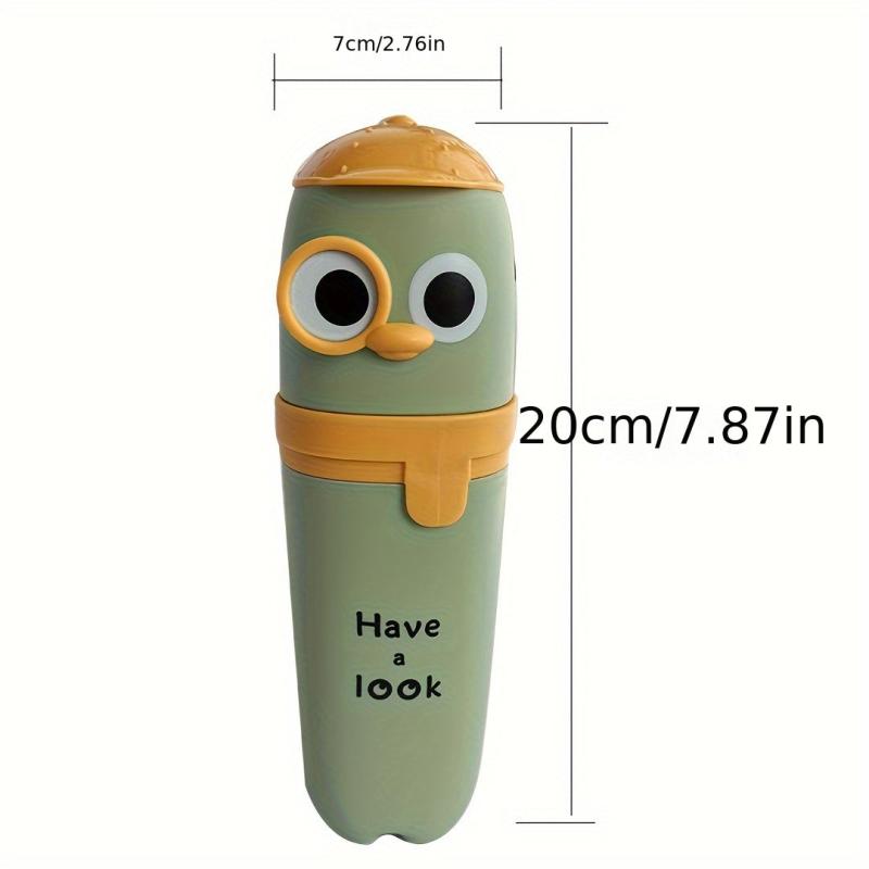 1pc Cartoon Travel Toothbrush Storage Container Box
