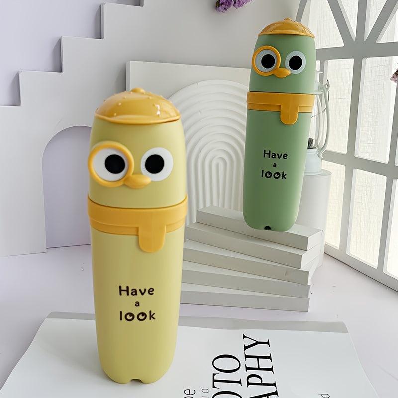 1pc Cartoon Travel Toothbrush Storage Container Box