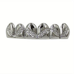 Golden Silvery Teeth Grillz Top Bottom for Hip Hop Rapper
