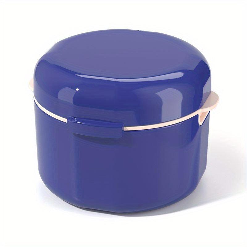 Portable Denture Box for Invisible Brace Storage & Teeth Correction