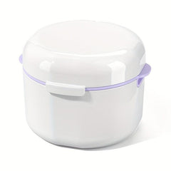 Portable Denture Box for Invisible Brace Storage & Teeth Correction