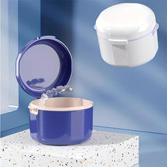 Portable Denture Box for Invisible Brace Storage & Teeth Correction