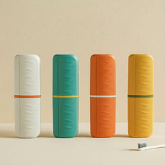 Travel Toothbrush Storage Container Box Gargle Cup Toothpaste Holder