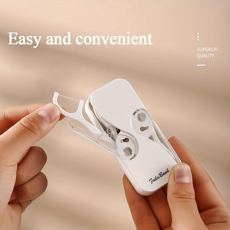 Automatic Floss Picks Dispenser Storage Box