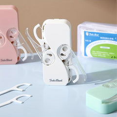 Automatic Floss Picks Dispenser Storage Box