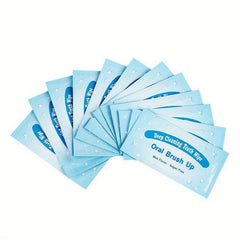 10 Pcs Disposable Deep Cleaning Teeth Wipes Finger Toothbrush