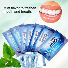 10 Pcs Disposable Deep Cleaning Teeth Wipes Finger Toothbrush