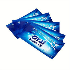 10 Pcs Disposable Deep Cleaning Teeth Wipes Finger Toothbrush