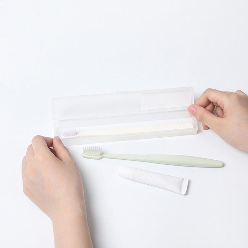 Transparent Toothbrush Storage Box - Organize in Style