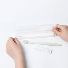 Transparent Toothbrush Storage Box - Organize in Style