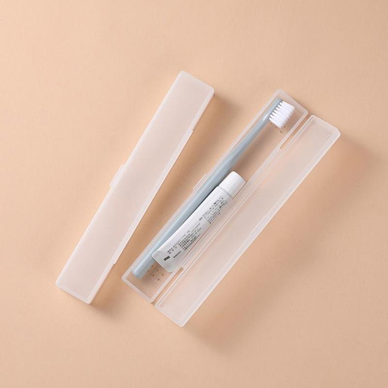 Transparent Toothbrush Storage Box - Organize in Style