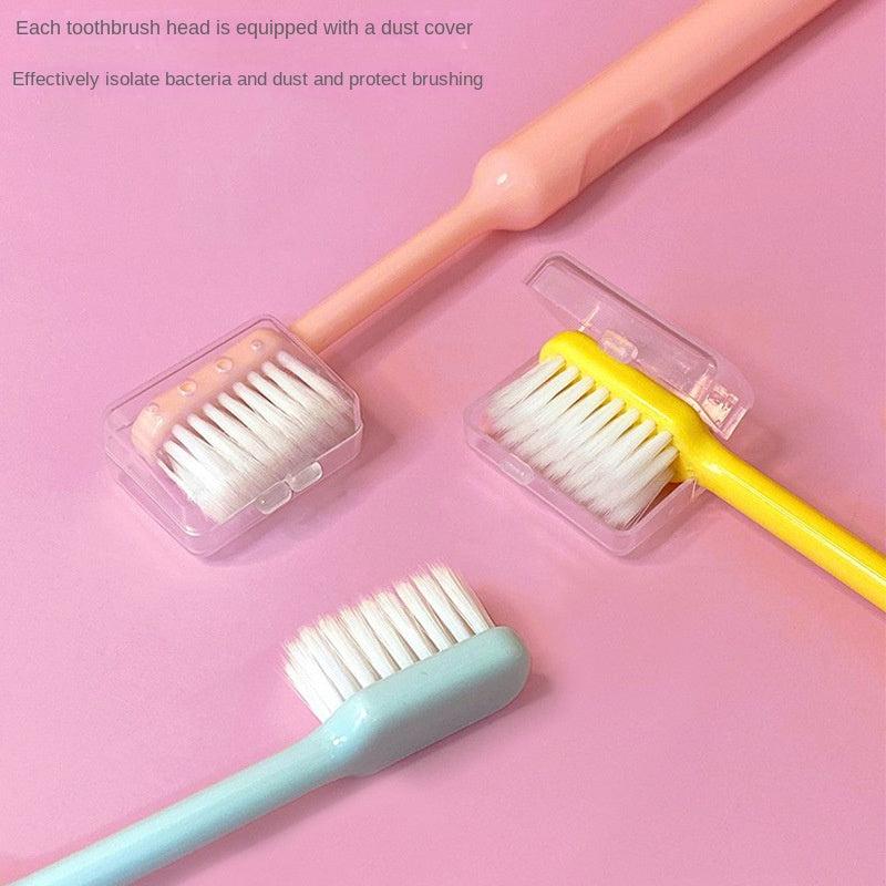 3pcs Extra Soft Bristle Toothbrushes for Sensitive Teeth with Cover