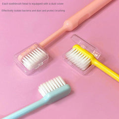 3pcs Extra Soft Bristle Toothbrushes for Sensitive Teeth with Cover
