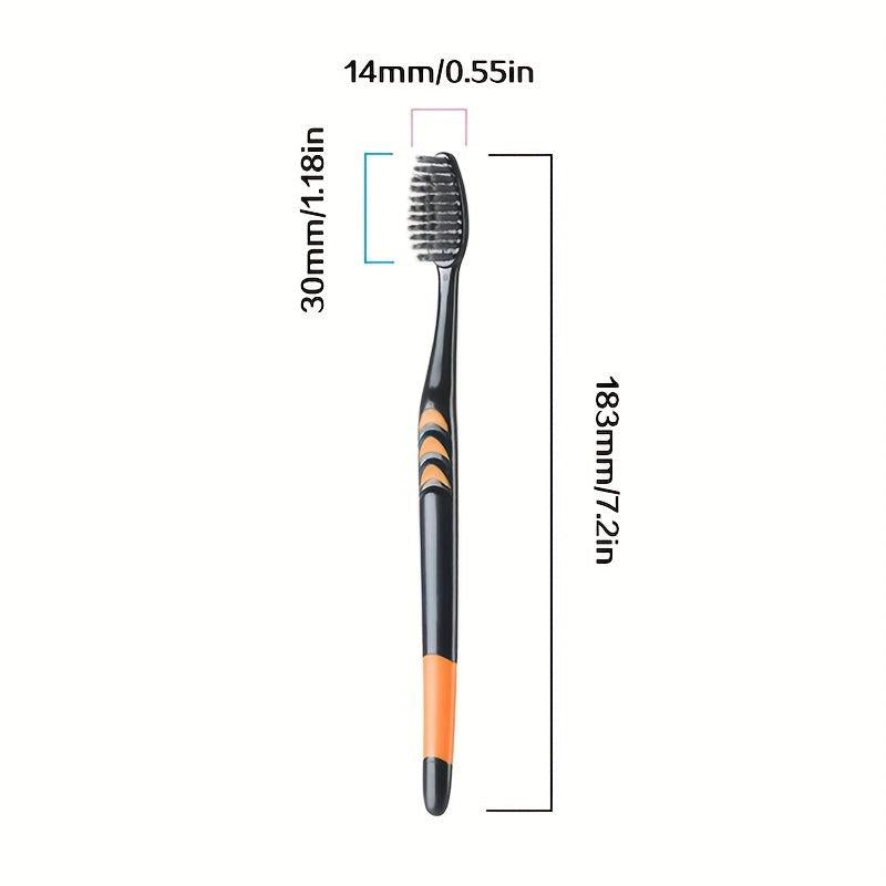 10 Pc Bamboo Charcoal Toothbrush Family Pack