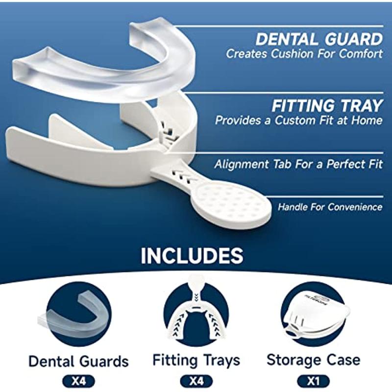 4 Pack Mouth Guard For Teeth Grinding Professional Night Guards