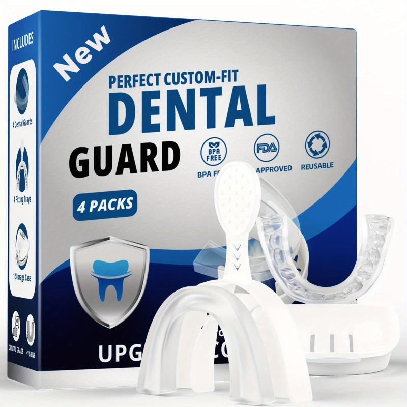 4 Pack Mouth Guard For Teeth Grinding Professional Night Guards