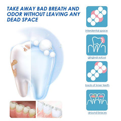 30pcs Fruit Mouthwash Tablets Deep Cleansing Teeth Refreshing Oral Care