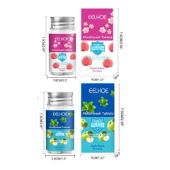 30pcs Fruit Mouthwash Tablets Deep Cleansing Teeth Refreshing Oral Care
