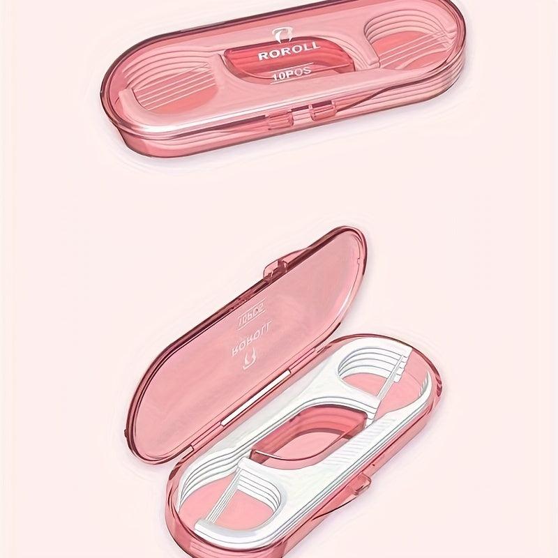 Automatic Floss Pick Dispenser Storage Box Portable Dental Floss Holder Case