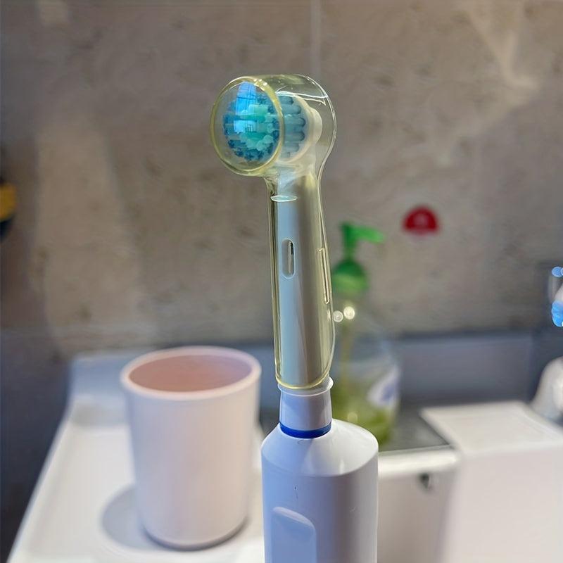 6pcs Transparent Toothbrush Head Cover Case Storage Box ToothBrush Protector Cap