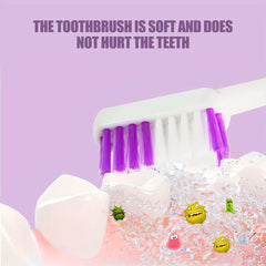 Travel Folding Toothbrush Ultra Fine Soft Business Travel Toothbrush